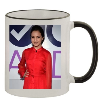 Bailee Madison (events) 11oz Colored Rim & Handle Mug