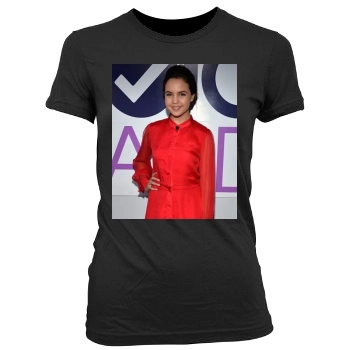 Bailee Madison (events) Women's Junior Cut Crewneck T-Shirt