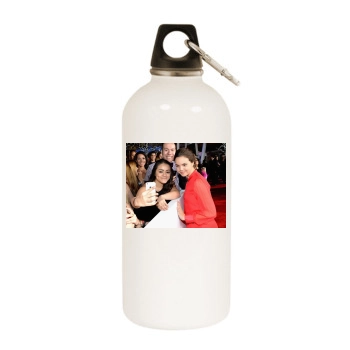 Bailee Madison (events) White Water Bottle With Carabiner