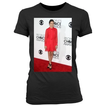 Bailee Madison (events) Women's Junior Cut Crewneck T-Shirt