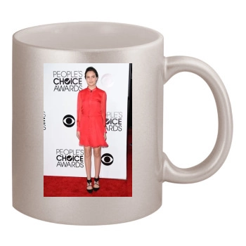 Bailee Madison (events) 11oz Metallic Silver Mug