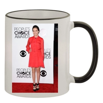 Bailee Madison (events) 11oz Colored Rim & Handle Mug