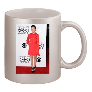 Bailee Madison (events) 11oz Metallic Silver Mug