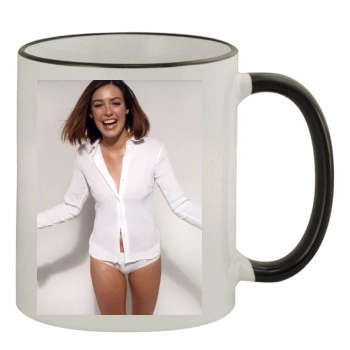 Cat Deeley 11oz Colored Rim & Handle Mug