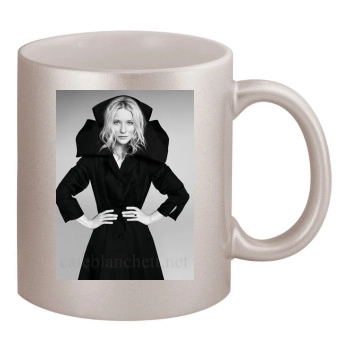 Cate Blanchett 11oz Metallic Silver Mug