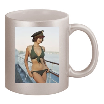 Catherine Bell 11oz Metallic Silver Mug