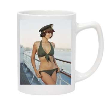 Catherine Bell 14oz White Statesman Mug