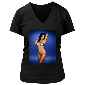 Catherine Bell Women's Deep V-Neck TShirt