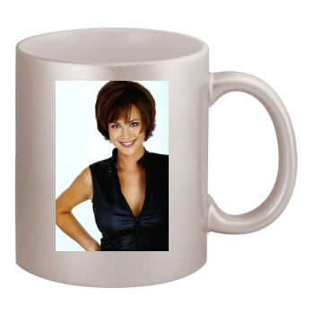 Catherine Bell 11oz Metallic Silver Mug