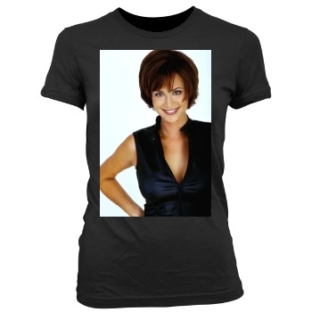 Catherine Bell Women's Junior Cut Crewneck T-Shirt