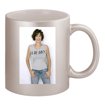 Catherine Bell 11oz Metallic Silver Mug