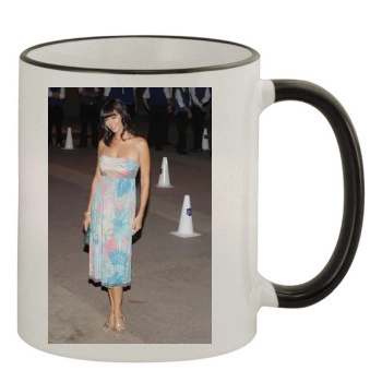 Catherine Bell 11oz Colored Rim & Handle Mug