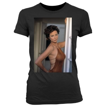 Catherine Bell Women's Junior Cut Crewneck T-Shirt