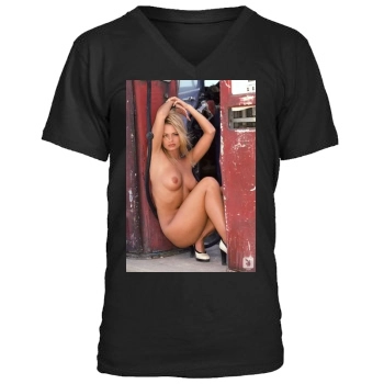 Jaime Pressly Men's V-Neck T-Shirt