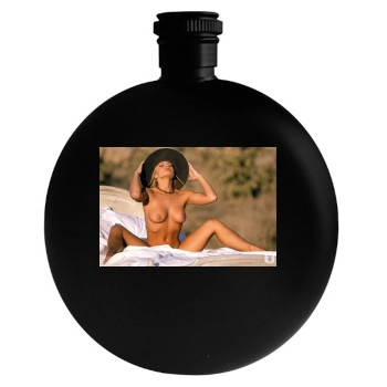 Jaime Pressly Round Flask