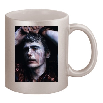 James Franco 11oz Metallic Silver Mug