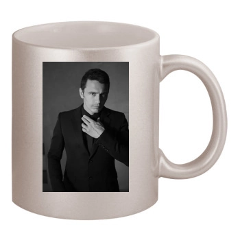 James Franco 11oz Metallic Silver Mug