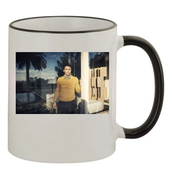 James Franco 11oz Colored Rim & Handle Mug