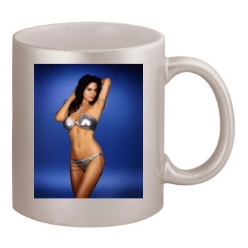 Catherine Bell 11oz Metallic Silver Mug