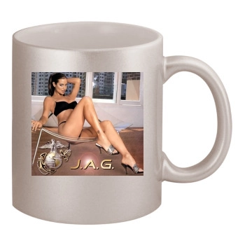 Catherine Bell 11oz Metallic Silver Mug