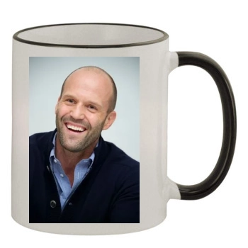 Jason Statham 11oz Colored Rim & Handle Mug