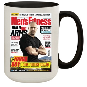 Jason Statham 15oz Colored Inner & Handle Mug