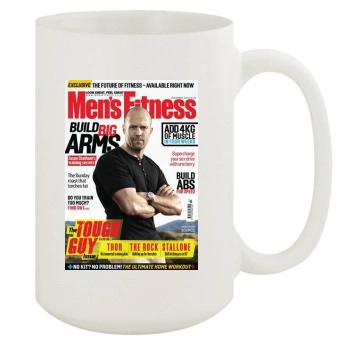 Jason Statham 15oz White Mug