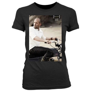 Jason Statham Women's Junior Cut Crewneck T-Shirt