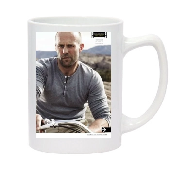 Jason Statham 14oz White Statesman Mug