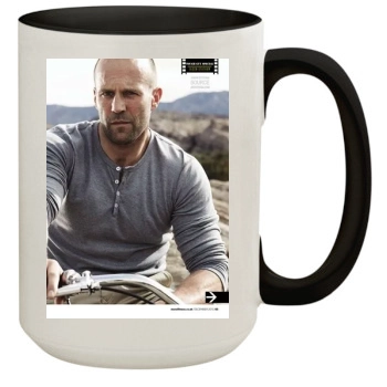 Jason Statham 15oz Colored Inner & Handle Mug