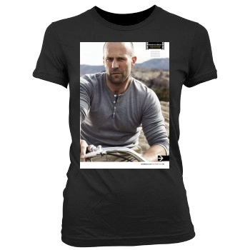 Jason Statham Women's Junior Cut Crewneck T-Shirt