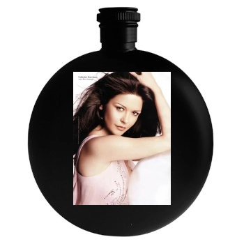 Catherine Zeta-Jones Round Flask