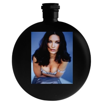 Catherine Zeta-Jones Round Flask