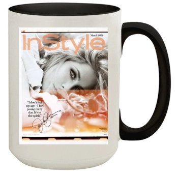 Jennifer Aniston 15oz Colored Inner & Handle Mug