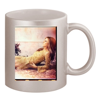 Jennifer Aniston 11oz Metallic Silver Mug