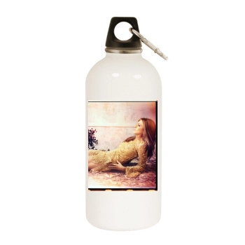 Jennifer Aniston White Water Bottle With Carabiner