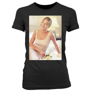 Jennifer Aniston Women's Junior Cut Crewneck T-Shirt