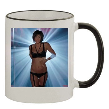 Jennifer Aniston 11oz Colored Rim & Handle Mug