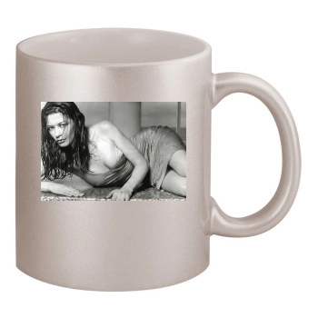 Catherine Zeta-Jones 11oz Metallic Silver Mug