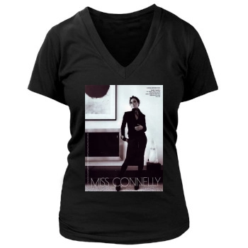 Jennifer Connelly Women's Deep V-Neck TShirt