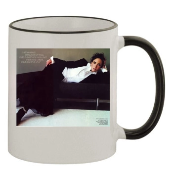 Jennifer Connelly 11oz Colored Rim & Handle Mug