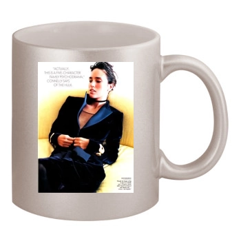 Jennifer Connelly 11oz Metallic Silver Mug