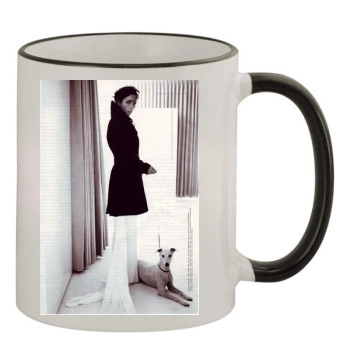 Jennifer Connelly 11oz Colored Rim & Handle Mug