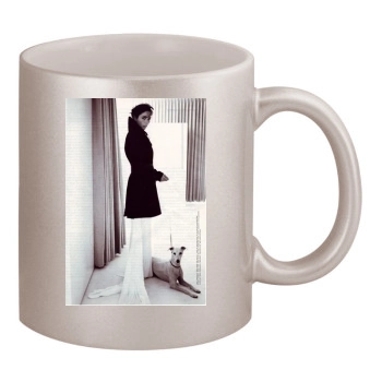 Jennifer Connelly 11oz Metallic Silver Mug