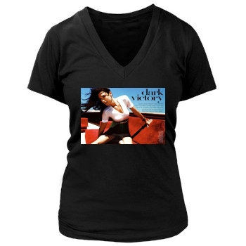 Jennifer Connelly Women's Deep V-Neck TShirt