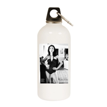 Jennifer Connelly White Water Bottle With Carabiner