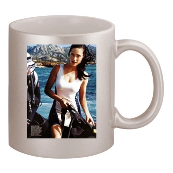 Jennifer Connelly 11oz Metallic Silver Mug