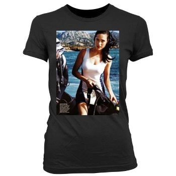 Jennifer Connelly Women's Junior Cut Crewneck T-Shirt