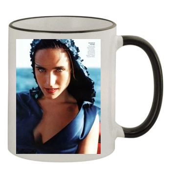 Jennifer Connelly 11oz Colored Rim & Handle Mug