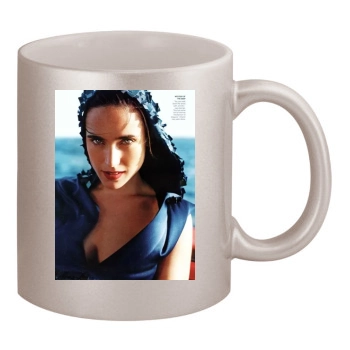 Jennifer Connelly 11oz Metallic Silver Mug